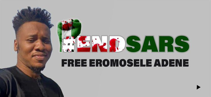 Another youth, Eromosele Adene allegedly arrested for being part of the #EndSARS protest in Lagos 
