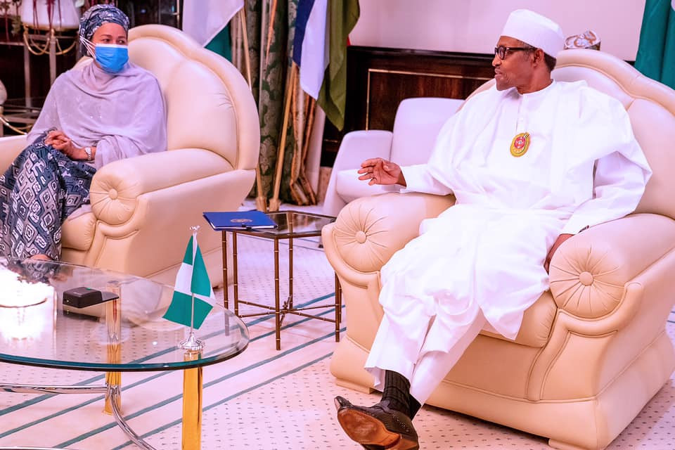 It?s in your interest to keep peace- President Buhari tells protesting youths