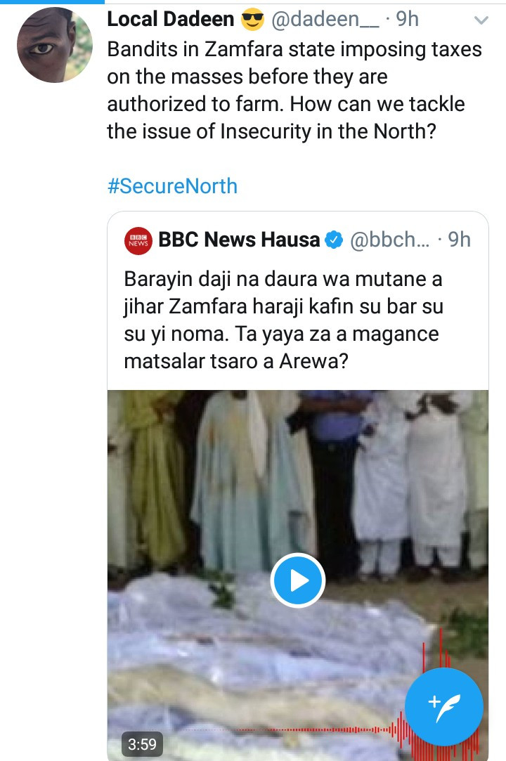 Bandits demand Zamfara farmers pay harvest fee to them before they can harvest their farm produce