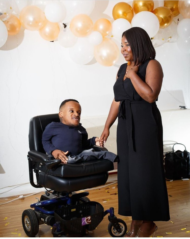 Winston Ben Clements, man born with brittle bones disorder, weds the love of his life, Mayfair Clements (video/photos)