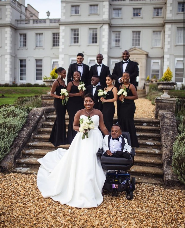 Winston Ben Clements, man born with brittle bones disorder, weds the love of his life, Mayfair Clements (video/photos)