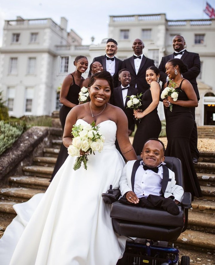 Winston Ben Clements, man born with brittle bones disorder, weds the love of his life, Mayfair Clements (video/photos)