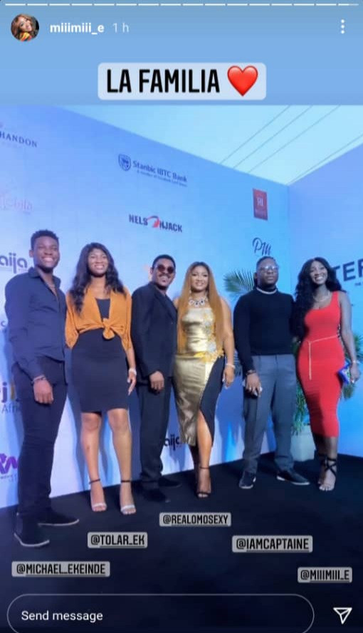 Lovely photo of Omotola Jalade-Ekeinde, her husband Captain Ekeinde and their kids 