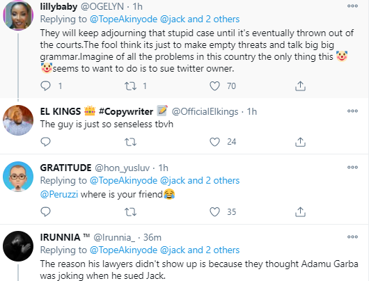 Case adjourned as Adamu Garba and his lawyers fail to appear in court for hearing in his bn suit against Twitter owner, Jack Dorsey