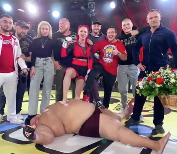 Lightweight woman knocks out 529-pound man to win inter-gender 
