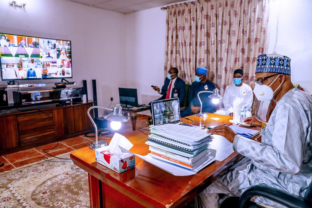 Osinbajo presides as President Buhari joins FEC meeting virtually from Daura (photos)