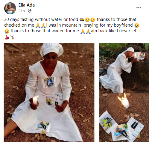 Nigerian lady goes on 