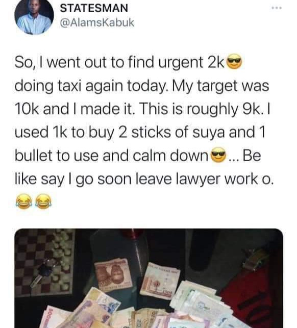 Lawyer who made so much from driving taxi in one day considers quitting the legal profession