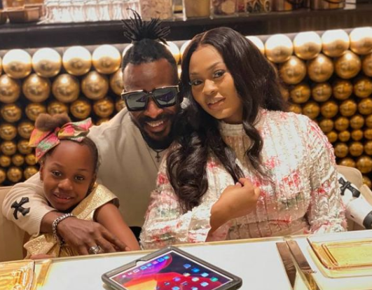 Singer 9ice, his wife and daughter vacation in Dubai (photos)