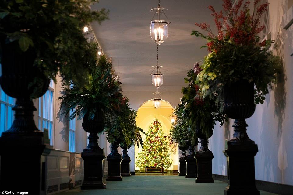 Melania Trump unveils White House Christmas decorations for the last time as US first lady (Photos/Video)