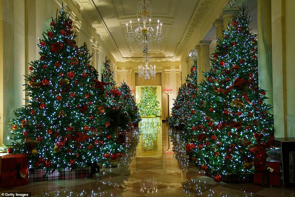 Melania Trump unveils White House Christmas decorations for the last time as US first lady (Photos/Video)