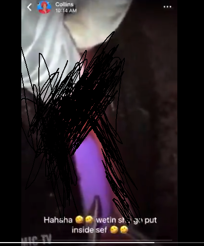 Insecticide cover forced out of vagina of Nigerian lady who was allegedly using it to masturbate (video)