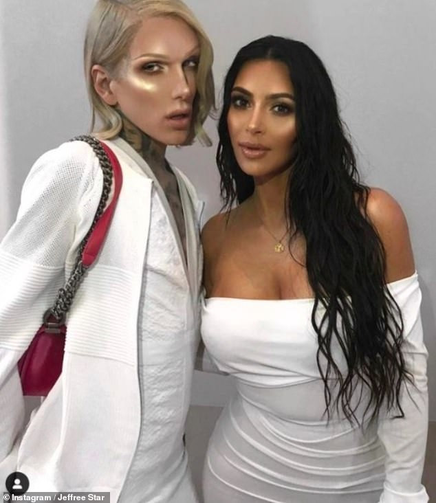 Kim Kardashian left