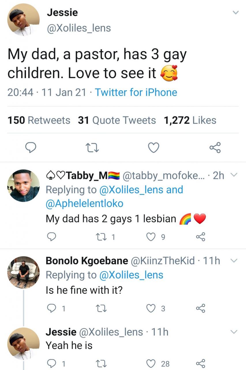 Man says his pastor father has 3 gay children and is fine with it 