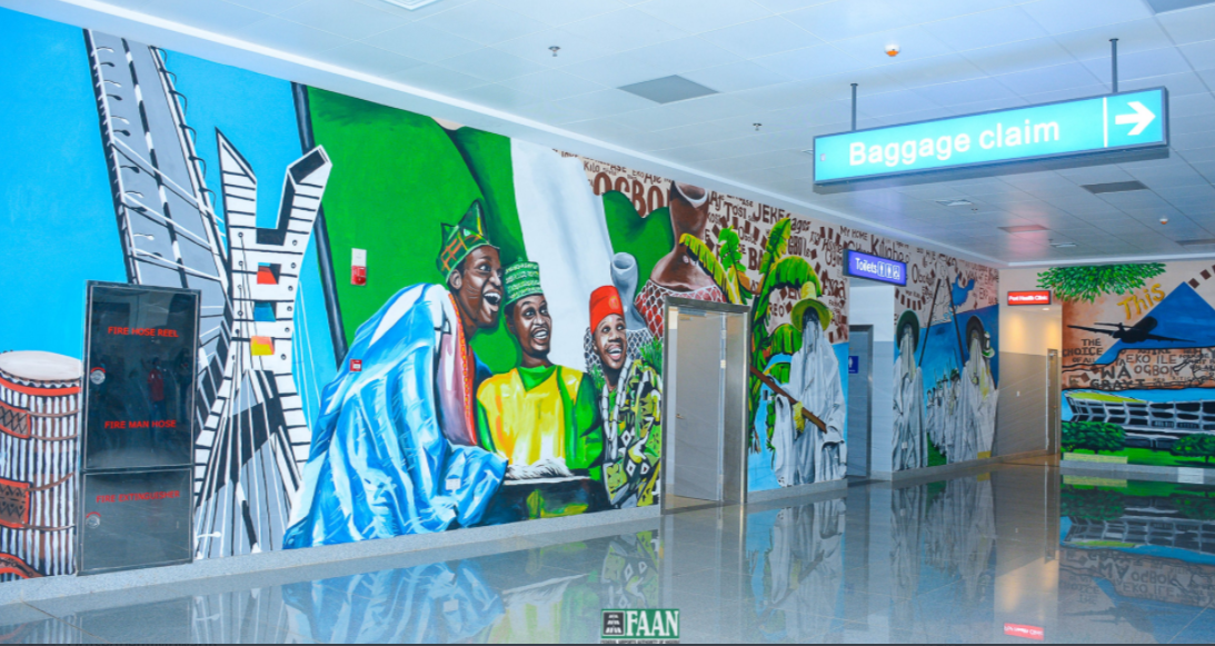FAAN shares photos of the new terminal of the Murtala Muhammed International Airport Lagos