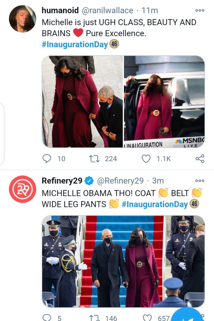 Michelle is just pure class and brains