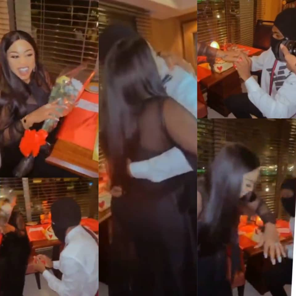 Serial entrepreneur, Toyin Lawani, proposed to by her lover as they celebrate Valentine
