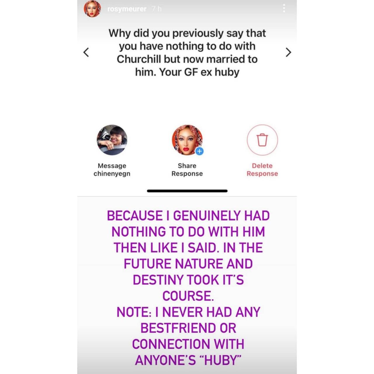 Rosy Meurer reveals Tonto Dikeh