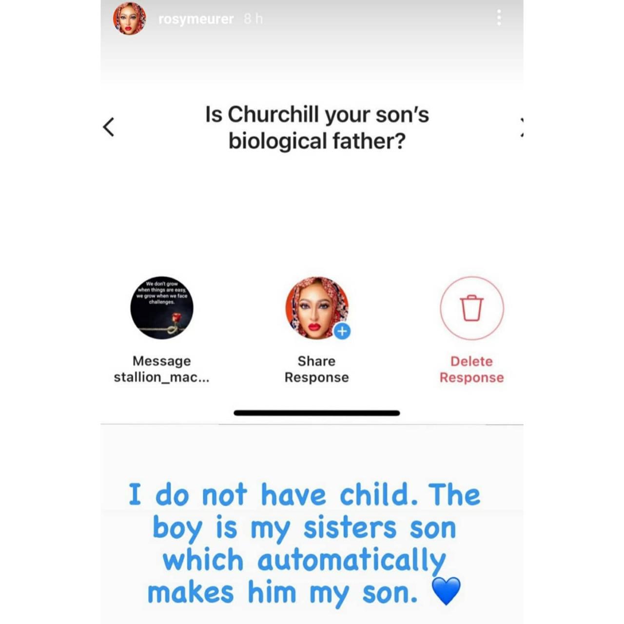 Rosy Meurer reveals Tonto Dikeh