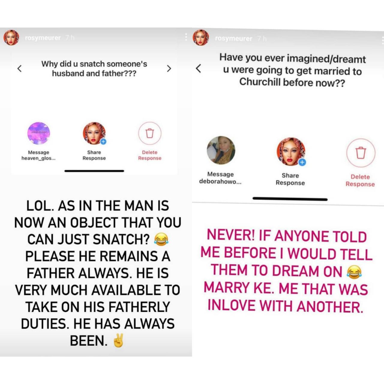 Rosy Meurer reveals Tonto Dikeh