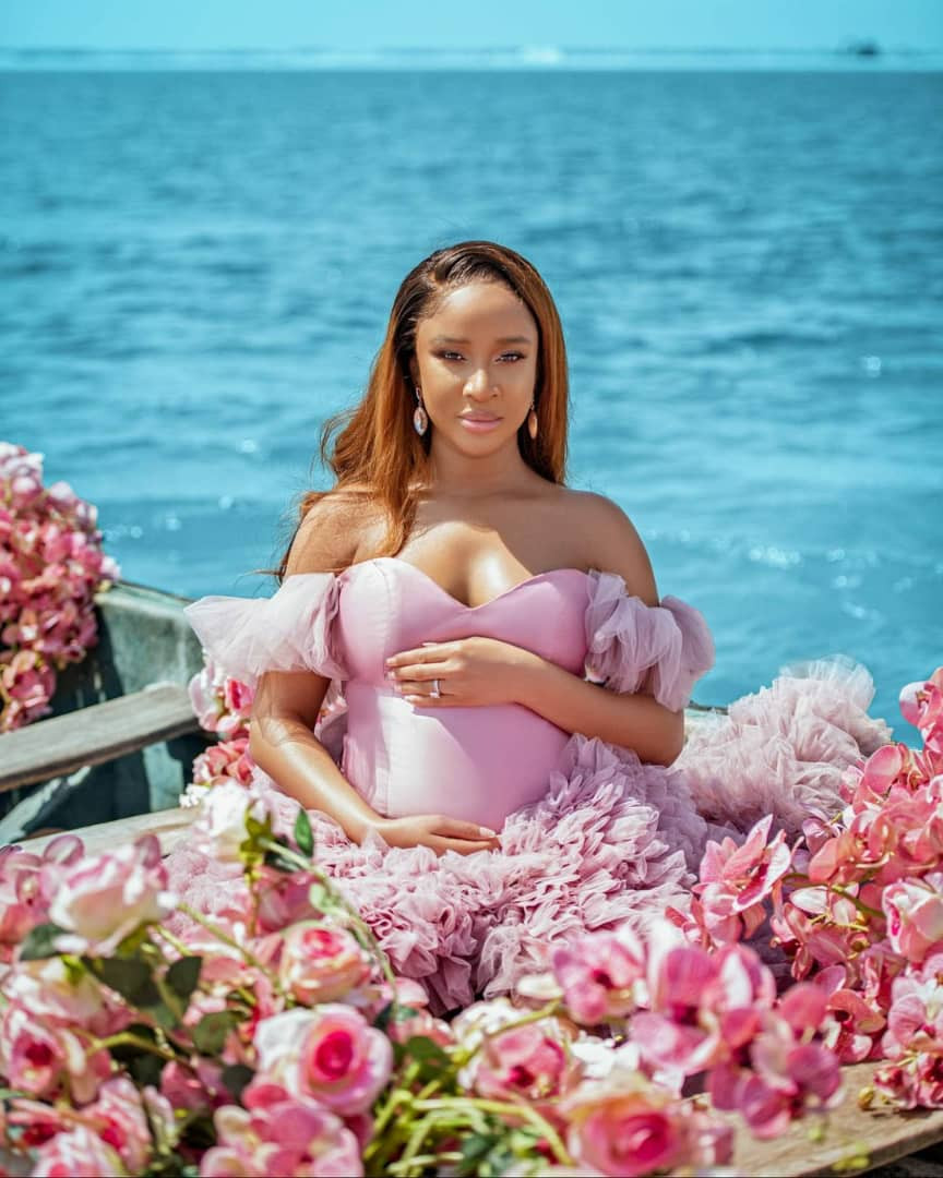 Ebuka, Toke Makinwa, Mo Abudu, others congratulate Banky W and Adesua Etomi on the birth of their first child
