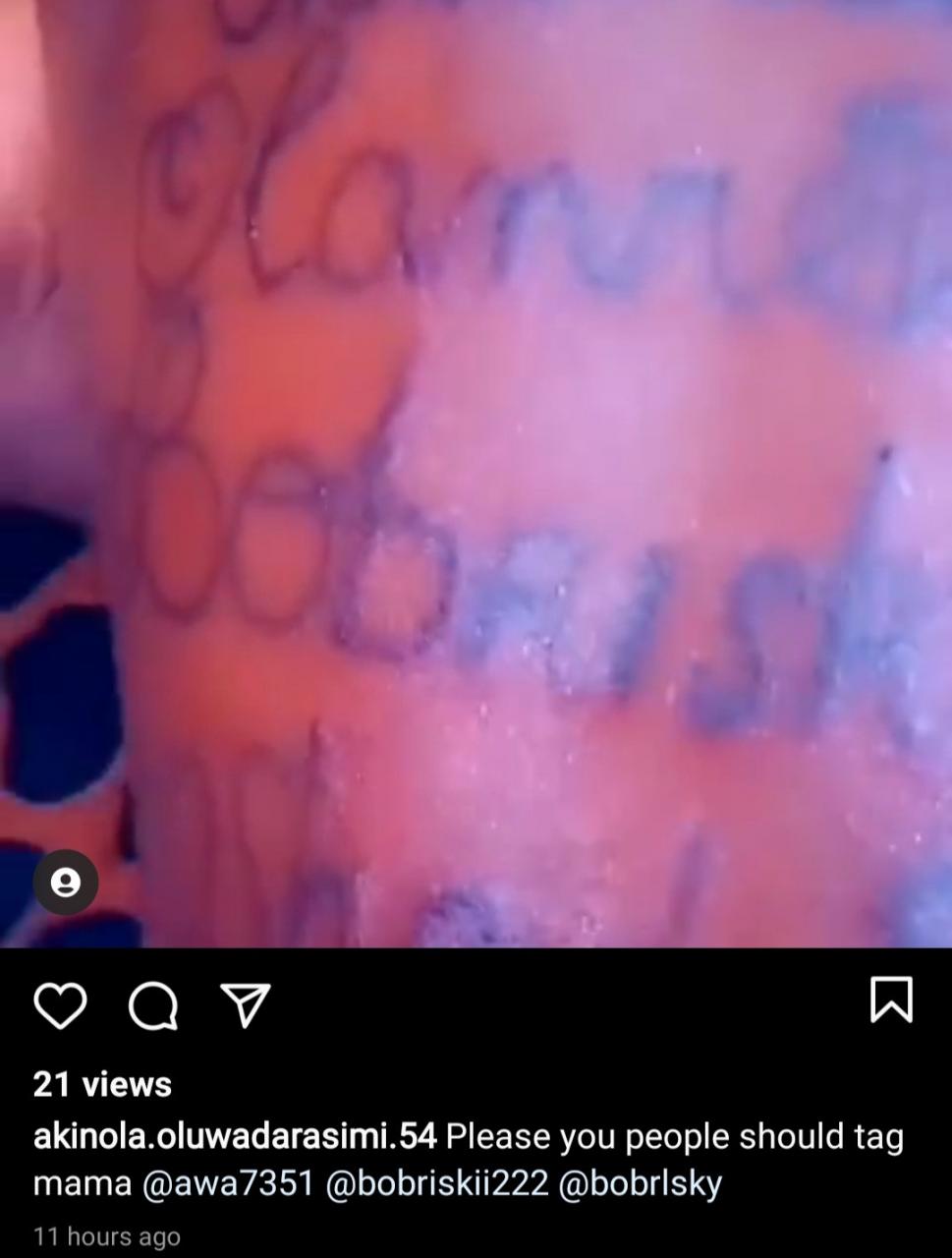 More fans get tattoo of Bobrisky, pushing the number to over a dozen (photos)