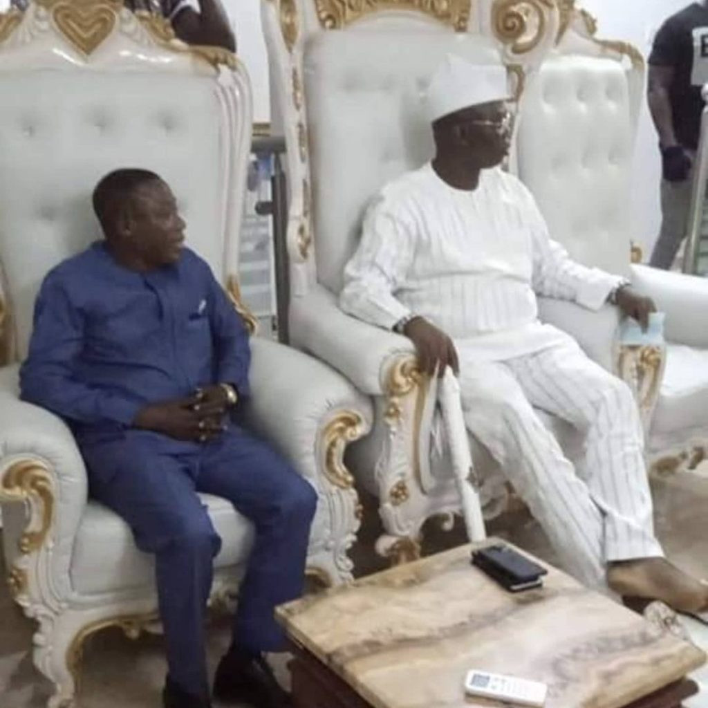 Yoruba activist, Gani Adams meets Sunday Igboho (photos)