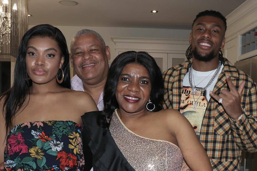 Alex Iwobi shares lovely photos with his parents