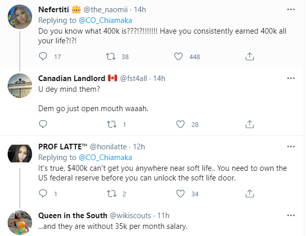 Nigerians react after lady tweeted 