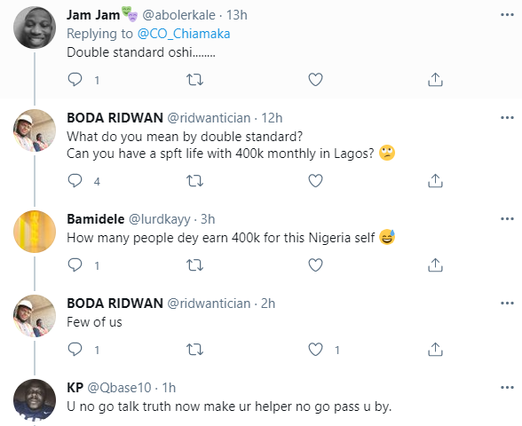 Nigerians react after lady tweeted 