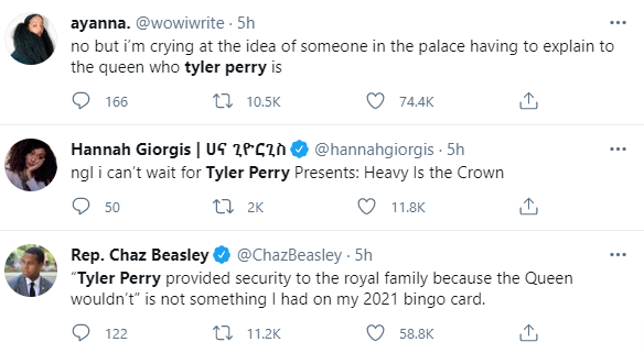 How Tyler Perry came to Meghan Markle and Prince Harry