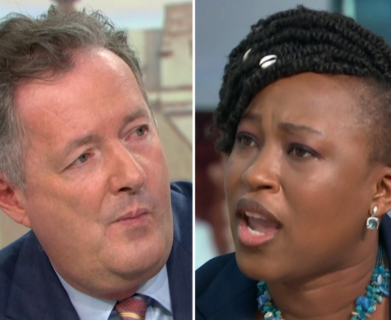 Piers Morgan warned by Nigerians on Twitter following his TV clash with Dr. Shola Mos-Shogbamimu 