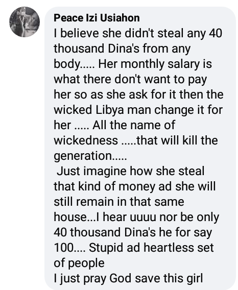 "She is innocent"- Nigerians kick as Libyan police arrest compatriot for allegedly stealing over N3m from her employer