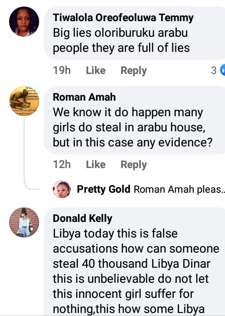 "She is innocent"- Nigerians kick as Libyan police arrest compatriot for allegedly stealing over N3m from her employer