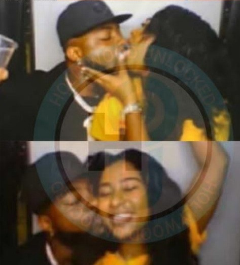 Nigerians react as Davido is pictured kissing Mya Yafai weeks after they were spotted holding hands