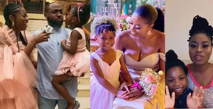 Adorable video of Davido?s daughter, Imade speaking French with her mother, Sophia Momodu?s sister (video)