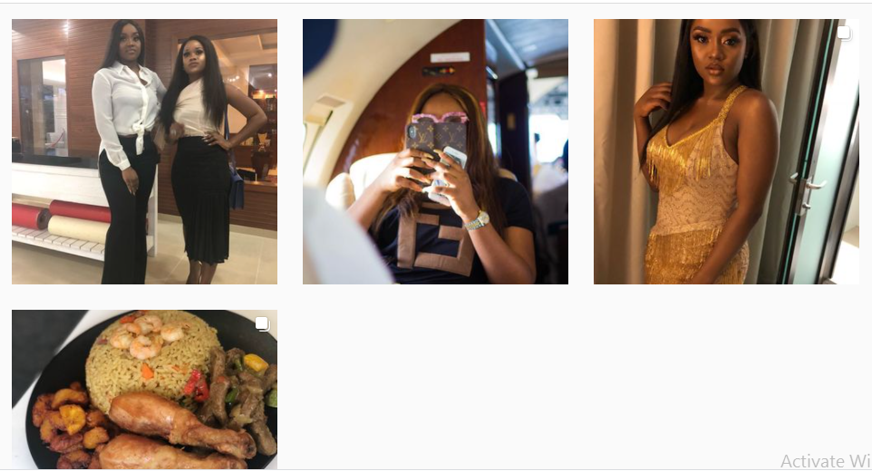 Chioma deletes all her remaining photos with Davido 