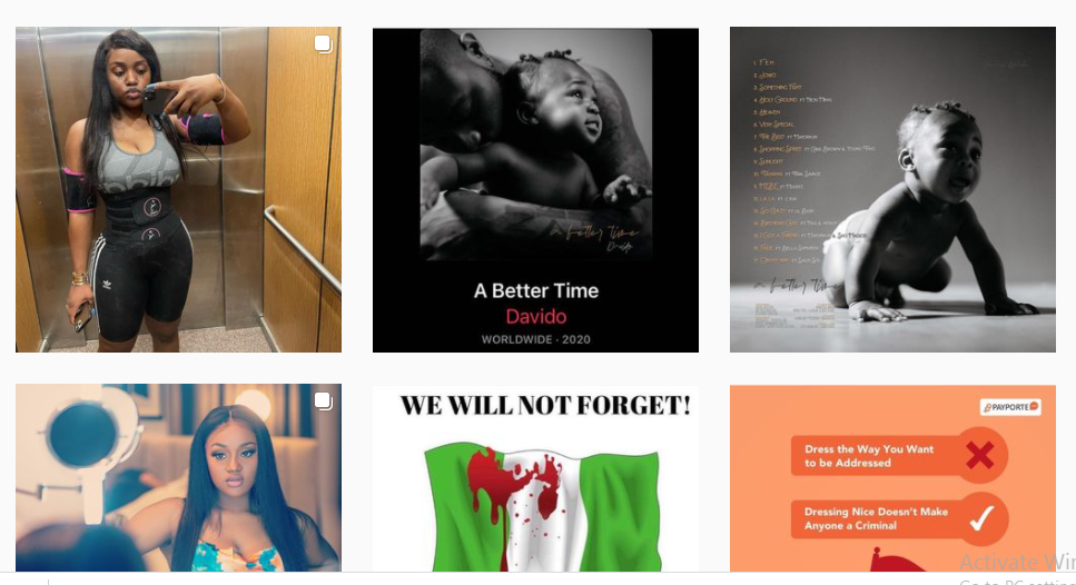 Chioma deletes all her remaining photos with Davido 