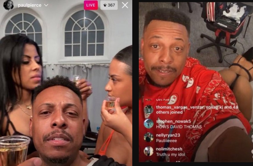 NBA legend, Paul Pierce fired by ESPN for racy Instagram Live video with strippers?(Photos/ Videos)