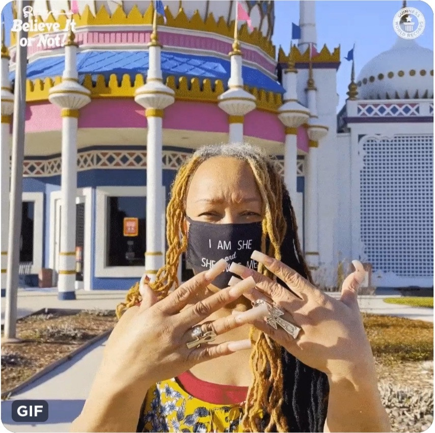 Woman with Guiness World Record for longest fingernails cuts them after nearly 30 years