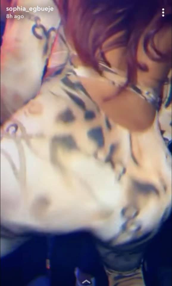 BBNaija star Mercy Eke twerks up a storm as she hits a strip club with celebrity stylist, Swanky Jerry and a friend (video)