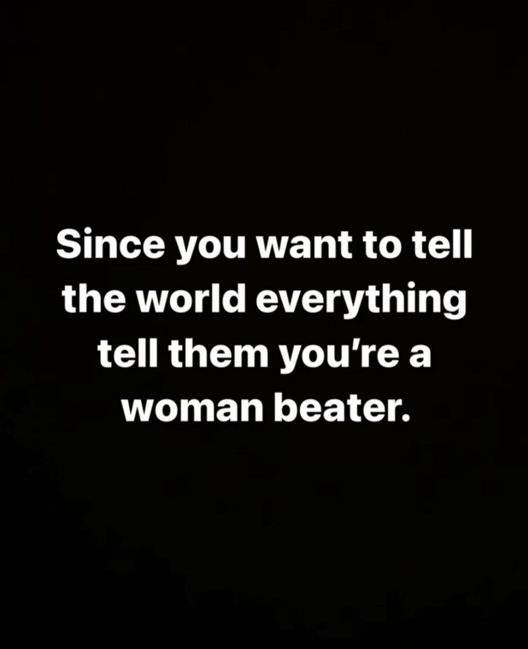 "You