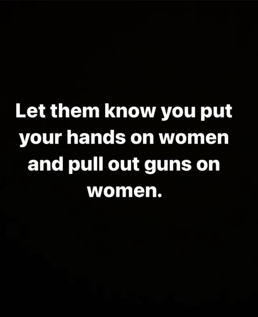 "You