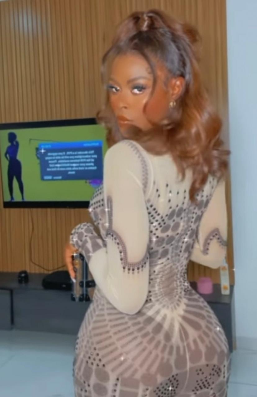 BBNaija star, Koko puts her hot body on display in see through outfit (photos/video)