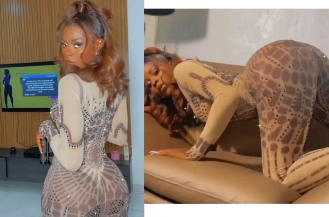 BBNaija star, Koko puts her hot body on display in see through outfit (photos/video)