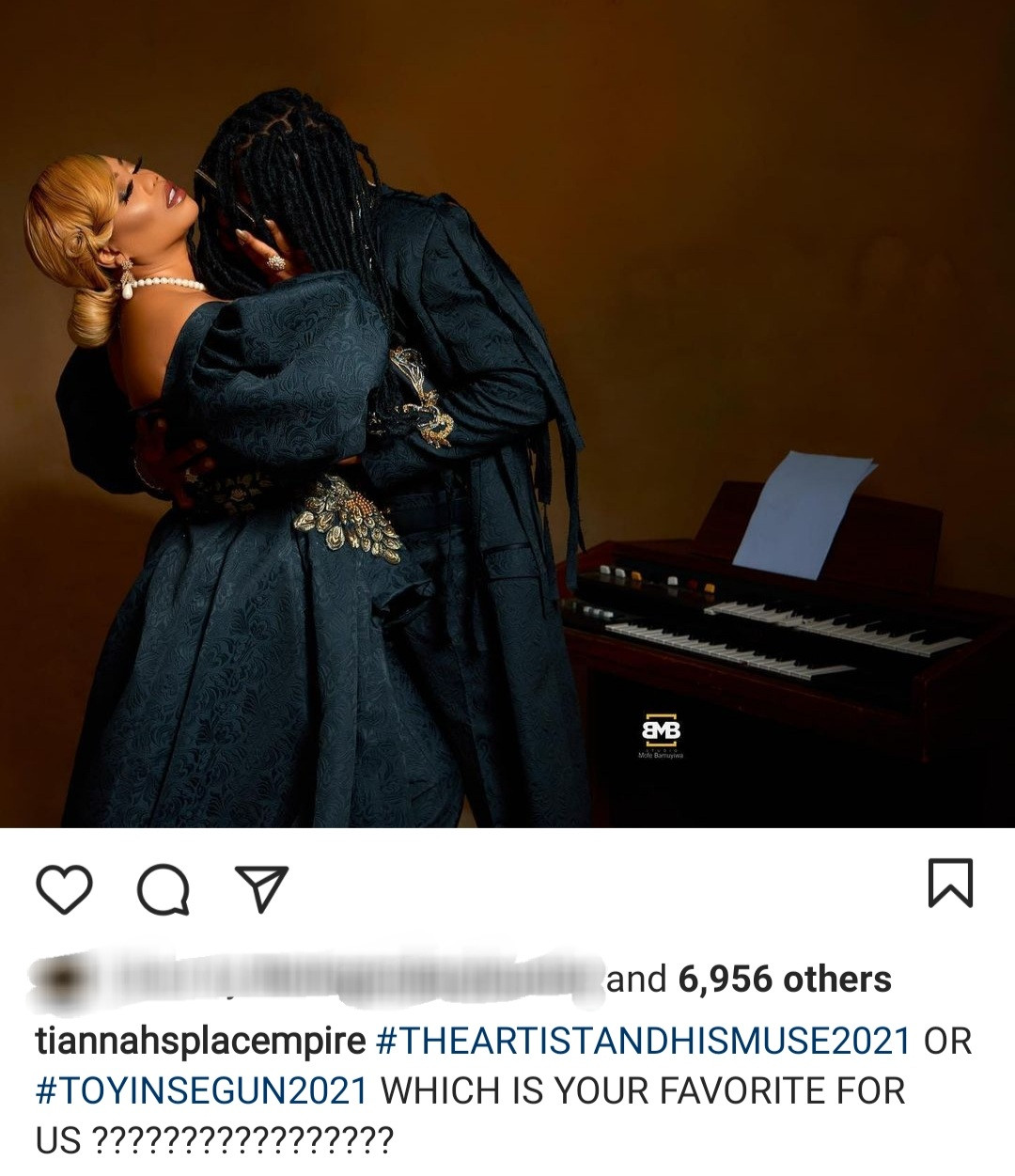 "My choice comes with peace of mind" Toyin Lawani releases pre-wedding photos with her man, Segun Adebayo  