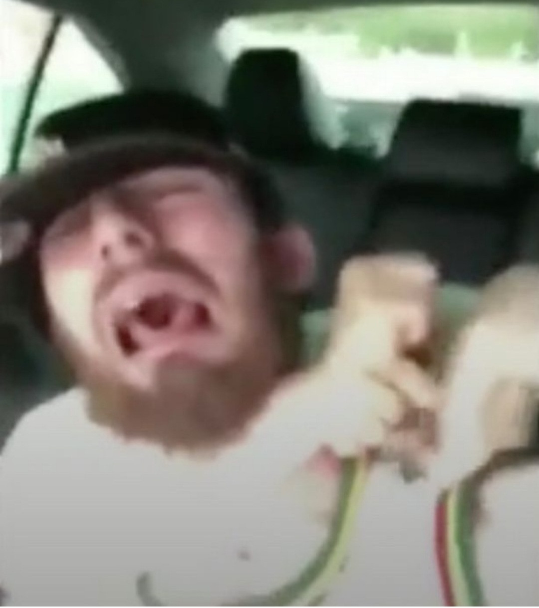 Moment Uber driver was