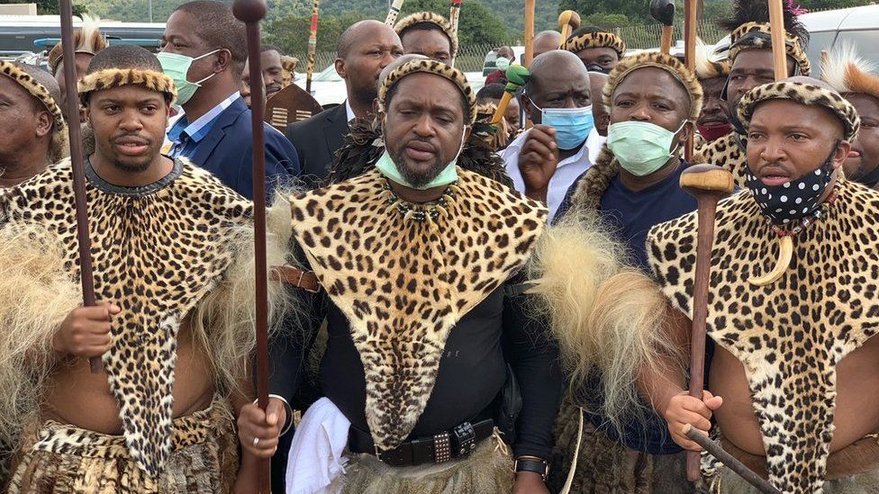 Prince Misizulu (centre). File photo
