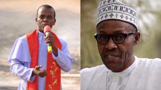 Father Mbaka admits discussing contract with Buhari, says it was a