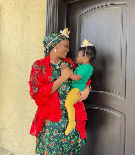 Former Emir of Kano, Sanusi Lamido Sanusi and 4th wife celebrate their daughter